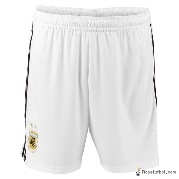 Pantalones Argentina Replica Segunda Ropa 2018 Blanco